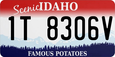 ID license plate 1T8306V