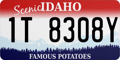 ID license plate 1T8308Y