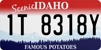 ID license plate 1T8318Y