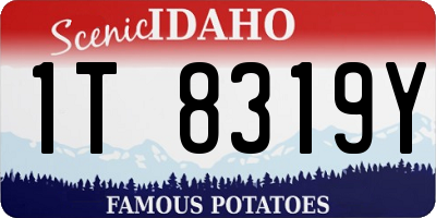 ID license plate 1T8319Y