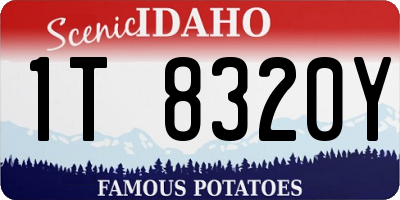 ID license plate 1T8320Y