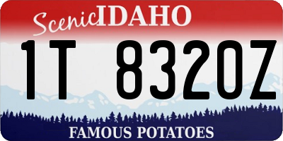 ID license plate 1T8320Z