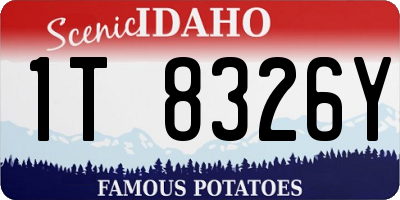 ID license plate 1T8326Y