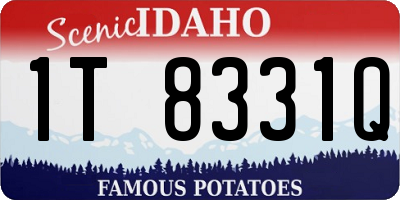 ID license plate 1T8331Q