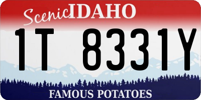 ID license plate 1T8331Y