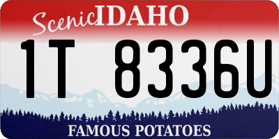 ID license plate 1T8336U