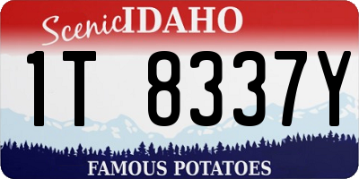 ID license plate 1T8337Y
