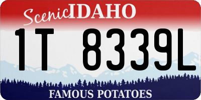 ID license plate 1T8339L
