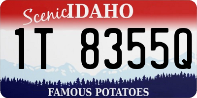 ID license plate 1T8355Q