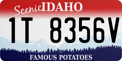 ID license plate 1T8356V