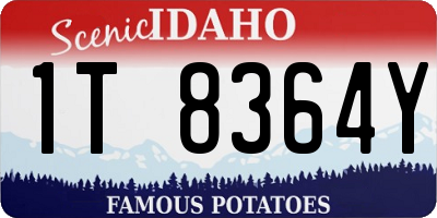 ID license plate 1T8364Y