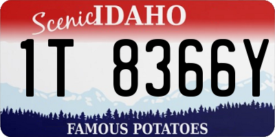 ID license plate 1T8366Y