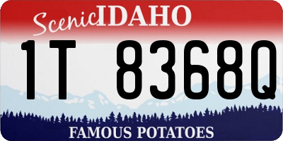 ID license plate 1T8368Q