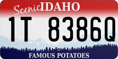 ID license plate 1T8386Q