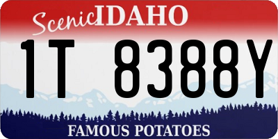 ID license plate 1T8388Y
