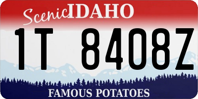 ID license plate 1T8408Z