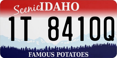 ID license plate 1T8410Q