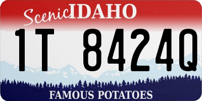 ID license plate 1T8424Q