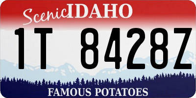 ID license plate 1T8428Z