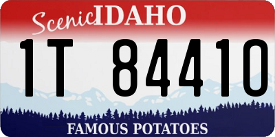 ID license plate 1T8441O