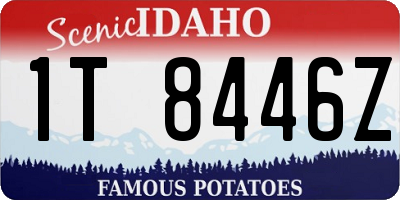ID license plate 1T8446Z