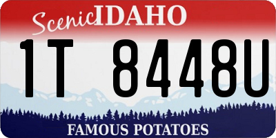 ID license plate 1T8448U