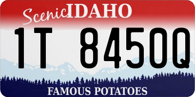 ID license plate 1T8450Q