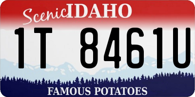 ID license plate 1T8461U