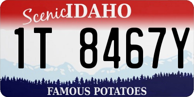 ID license plate 1T8467Y