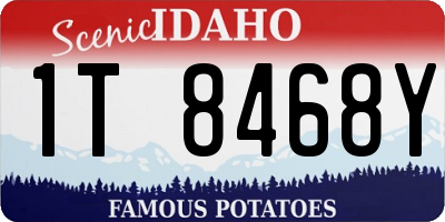 ID license plate 1T8468Y