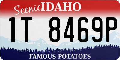 ID license plate 1T8469P
