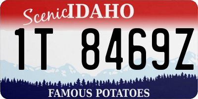 ID license plate 1T8469Z