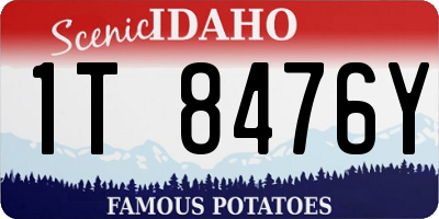 ID license plate 1T8476Y