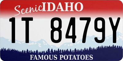 ID license plate 1T8479Y
