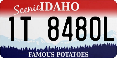 ID license plate 1T8480L