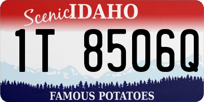 ID license plate 1T8506Q