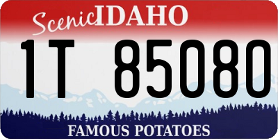 ID license plate 1T8508O