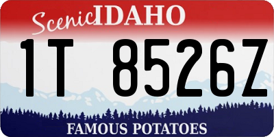 ID license plate 1T8526Z