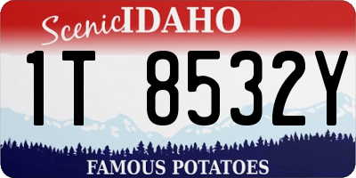 ID license plate 1T8532Y
