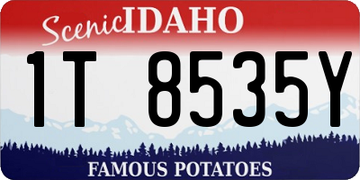ID license plate 1T8535Y