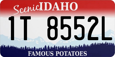 ID license plate 1T8552L