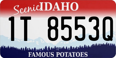 ID license plate 1T8553Q