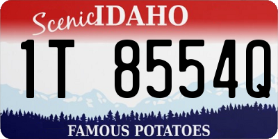 ID license plate 1T8554Q