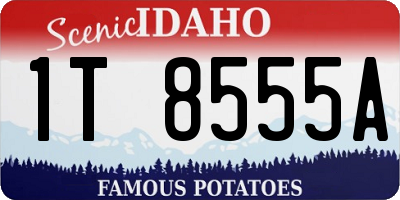 ID license plate 1T8555A