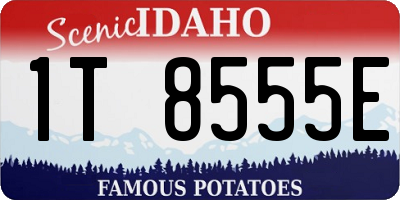 ID license plate 1T8555E