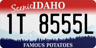ID license plate 1T8555L