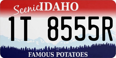 ID license plate 1T8555R