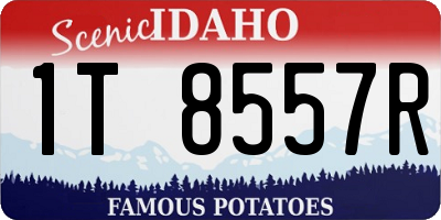 ID license plate 1T8557R