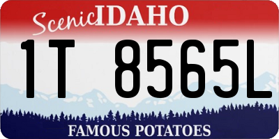 ID license plate 1T8565L