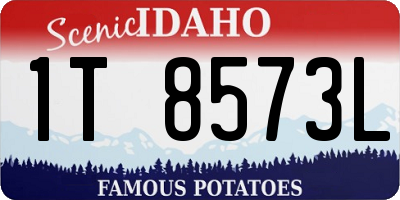 ID license plate 1T8573L